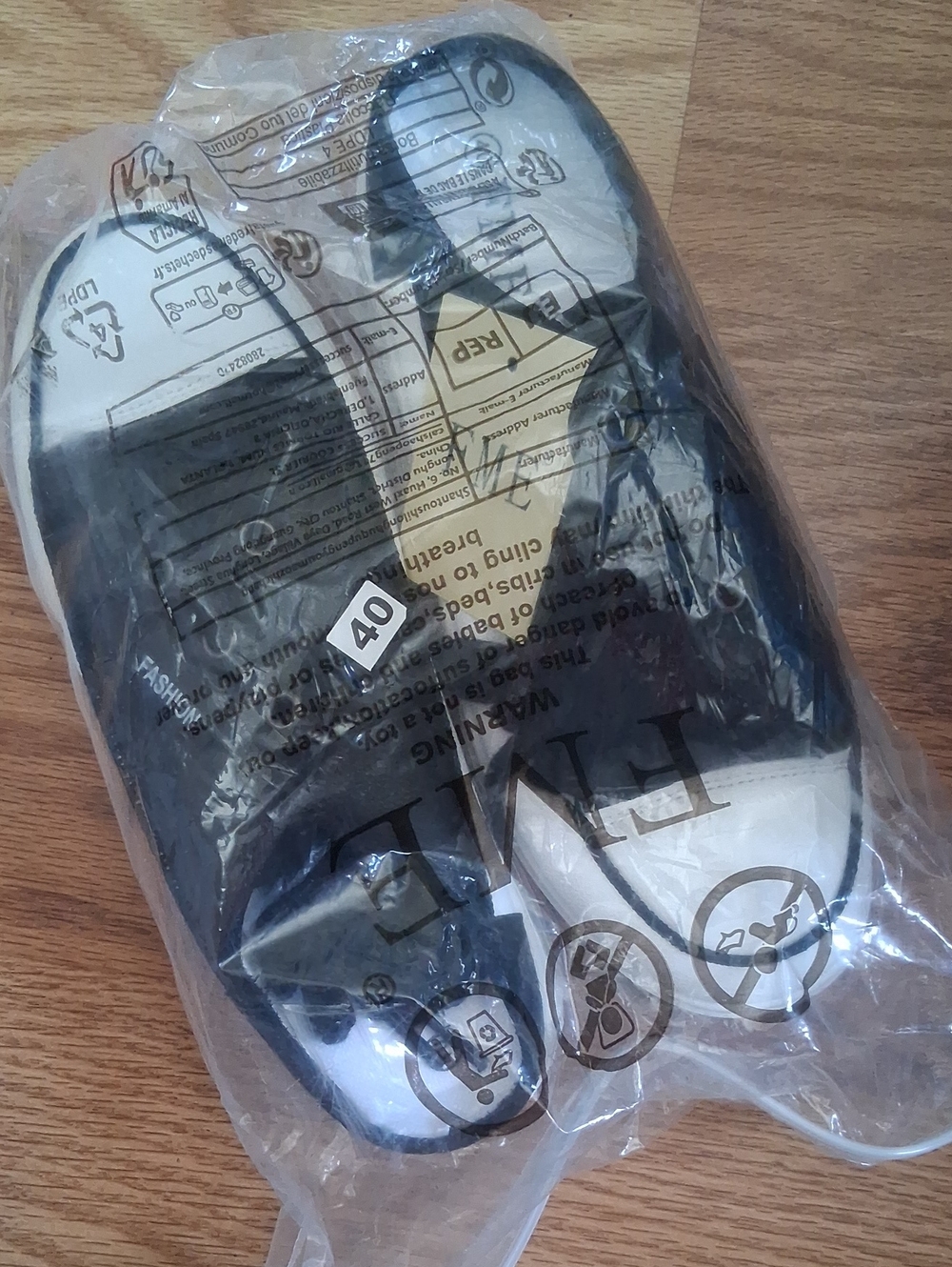 Black and White Slide Sneakers